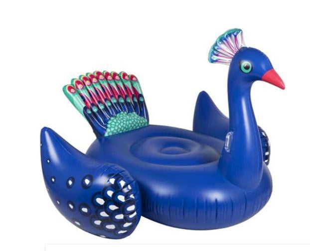 Ride-On Float Peacock