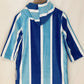 Blue Stripe Towel Robe